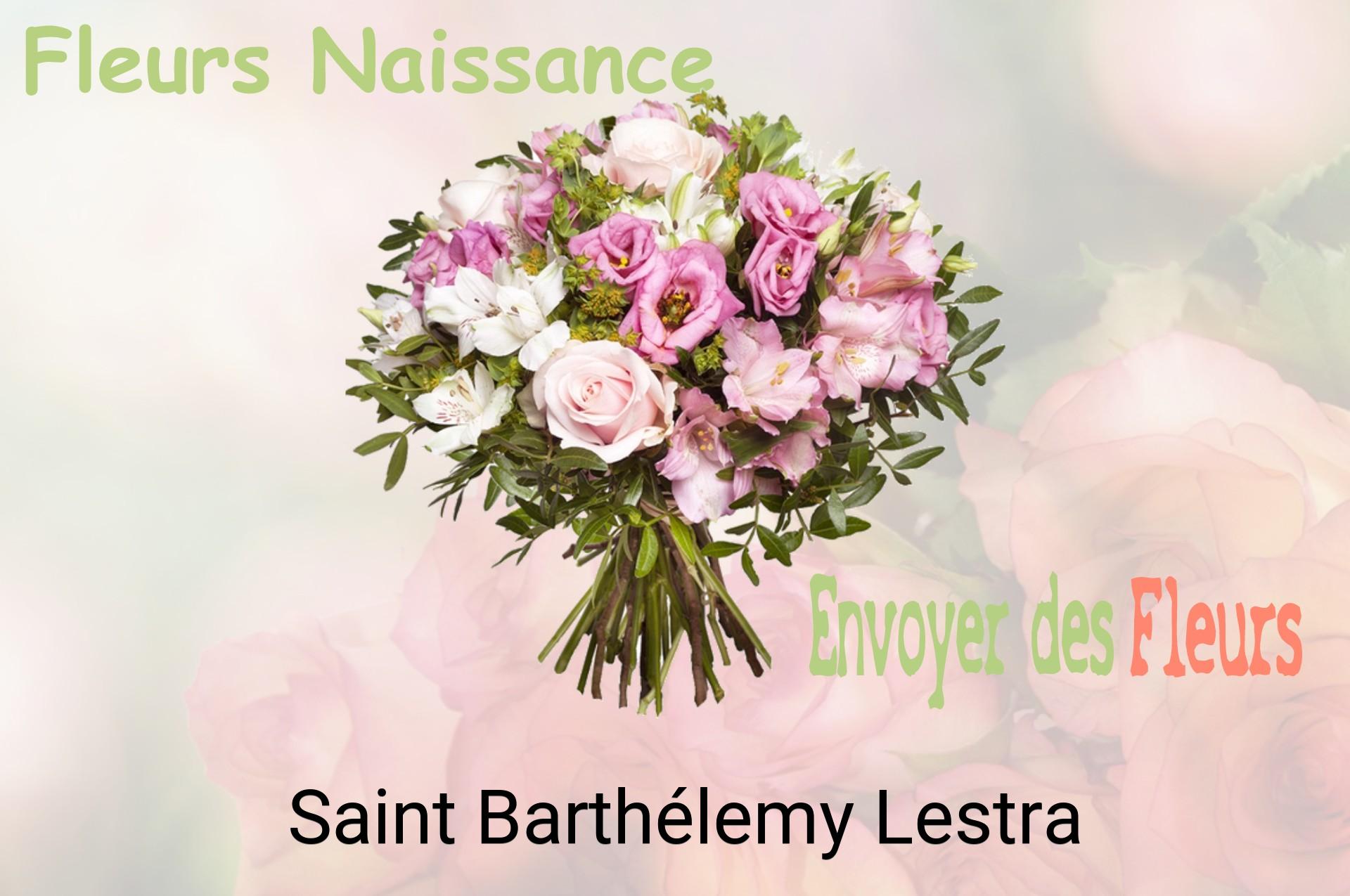 Bouquet de fleurs de naissance livré à Saint-Barthélemy-Lestra